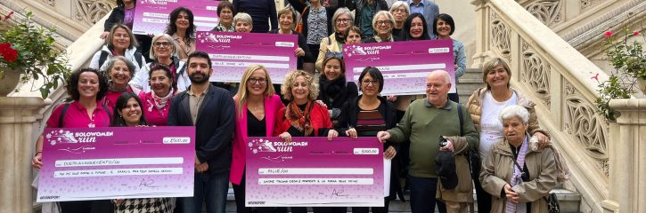 Cagliari solowomenrun, consegnati i premi del charity goal
